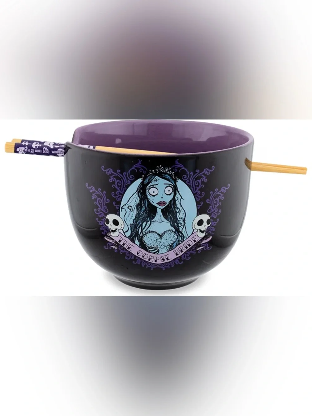 The Nightmare Before Christmas Ramen Bowl and Chopsticks